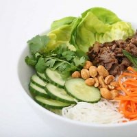 Un bo bun gourmand à préparer avec les produits du magasin